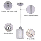 Modern Crystal Glass Pendant Light