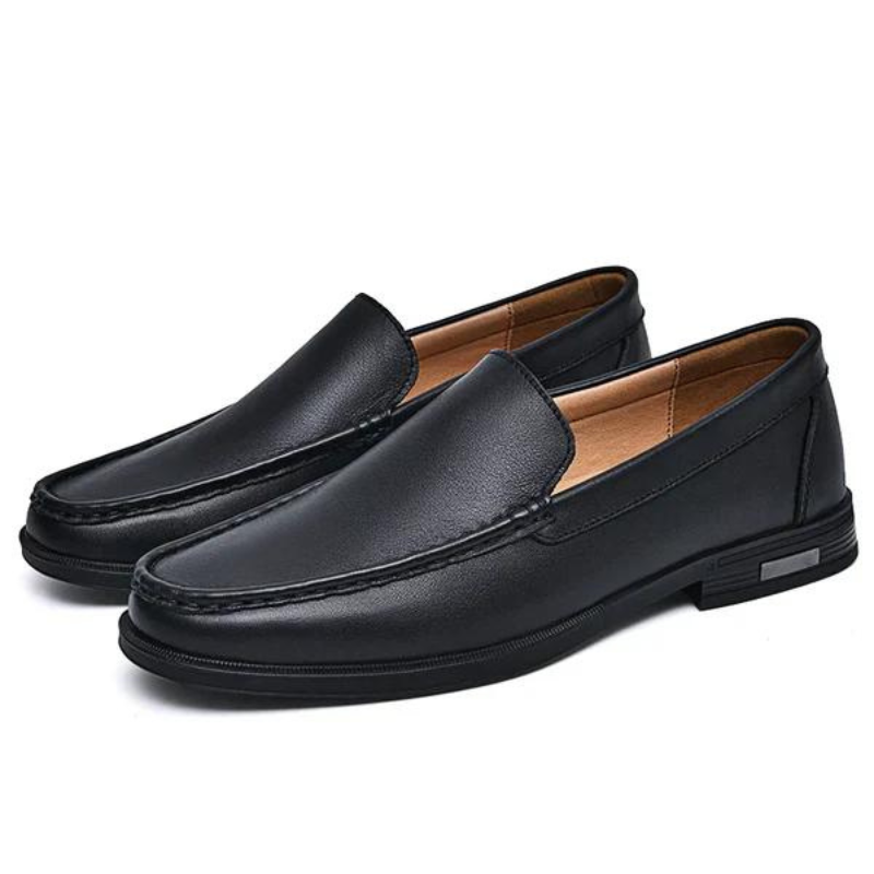Elegante Slipper aus echtem Leder für Herren – handgefertigter italienischer Stil
