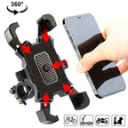 Shockproof Phone Holder for Bikes & Motorcycles, Secure GPS Navigation Mount - Euroselle