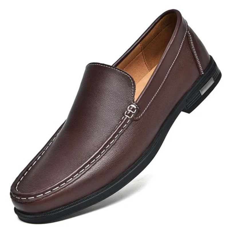 Elegante Slipper aus echtem Leder für Herren – handgefertigter italienischer Stil