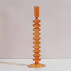 Minimalist Glass Candle Holder Vase Decorative Art Piece - Euroselle