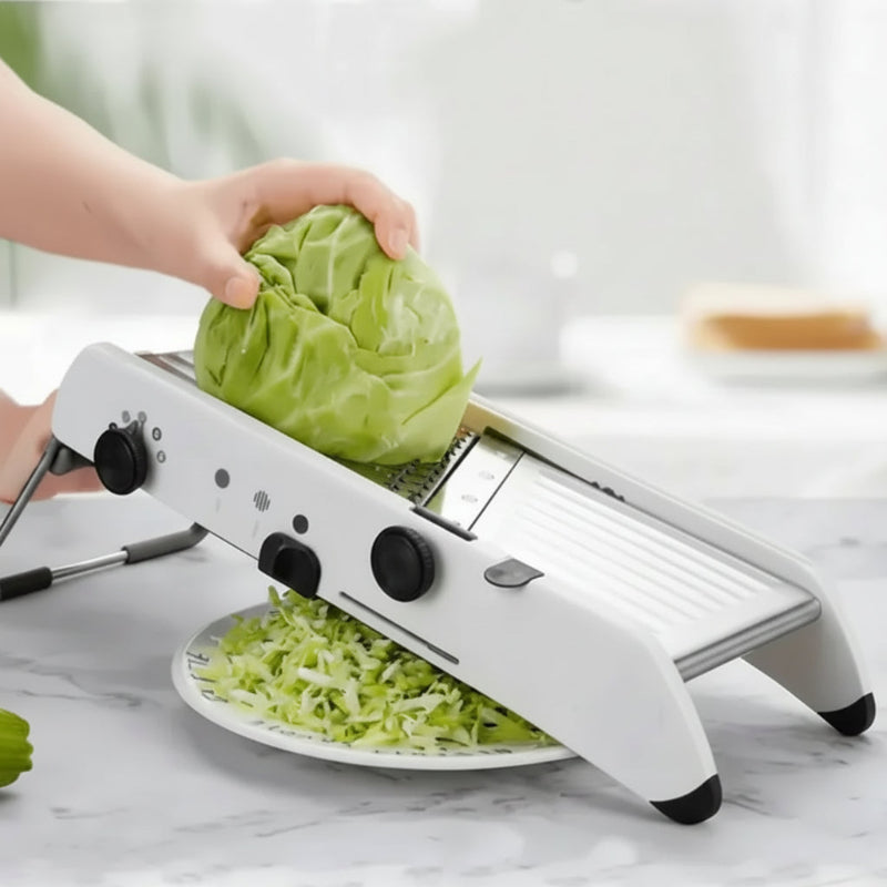 18-in-1 Stainless Steel Mandoline Slicer Adjustable Kitchen Cutter - Euroselle