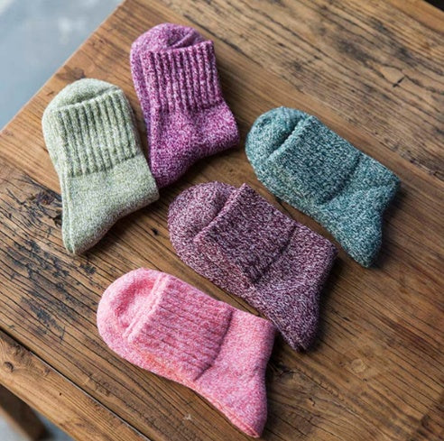 Chaussettes Thermiques Femme – Pack 5 Paires Chaudes & Respirantes