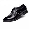 Men's Leather Oxford Derby Shoes — Waterproof, Scratch-Resistant