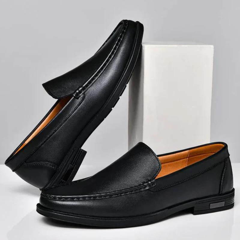 Elegante Slipper aus echtem Leder für Herren – handgefertigter italienischer Stil
