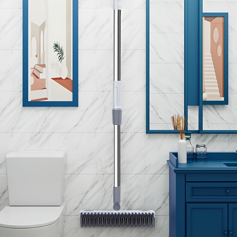 Manual Cleaning Brush with Integrated Soap Reservoir for Bathrooms and Kitchens - Euroselle