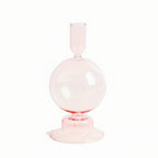 Minimalist Glass Candle Holder Vase Decorative Art Piece - Euroselle