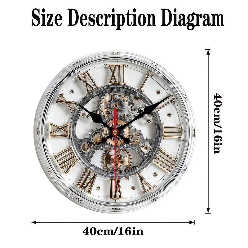 Vintage mechanische Wandakzent 2D Uhr - Euroselle