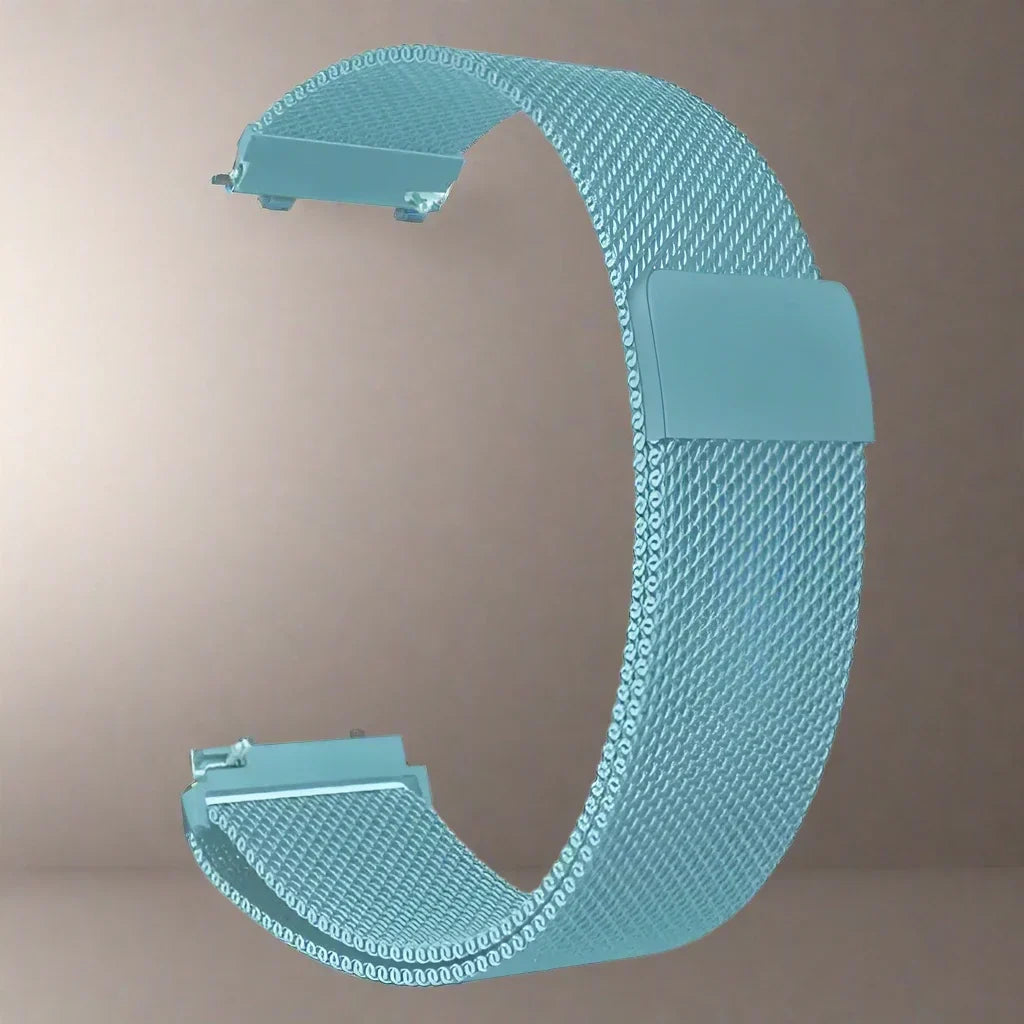Garmin Venu-armbånd i rustfritt stål med mesh — hurtigutløsende metallreim