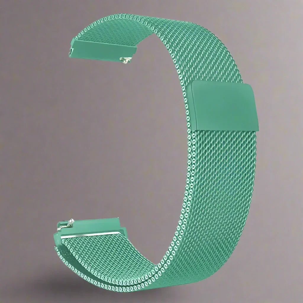 Garmin Venu-armbånd i rustfritt stål med mesh — hurtigutløsende metallreim