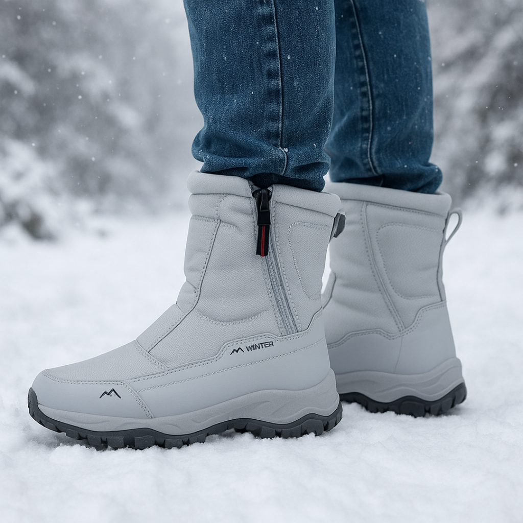 Women's Insulated Waterproof Snow Boots — Plush Lining, Slip-Resistant