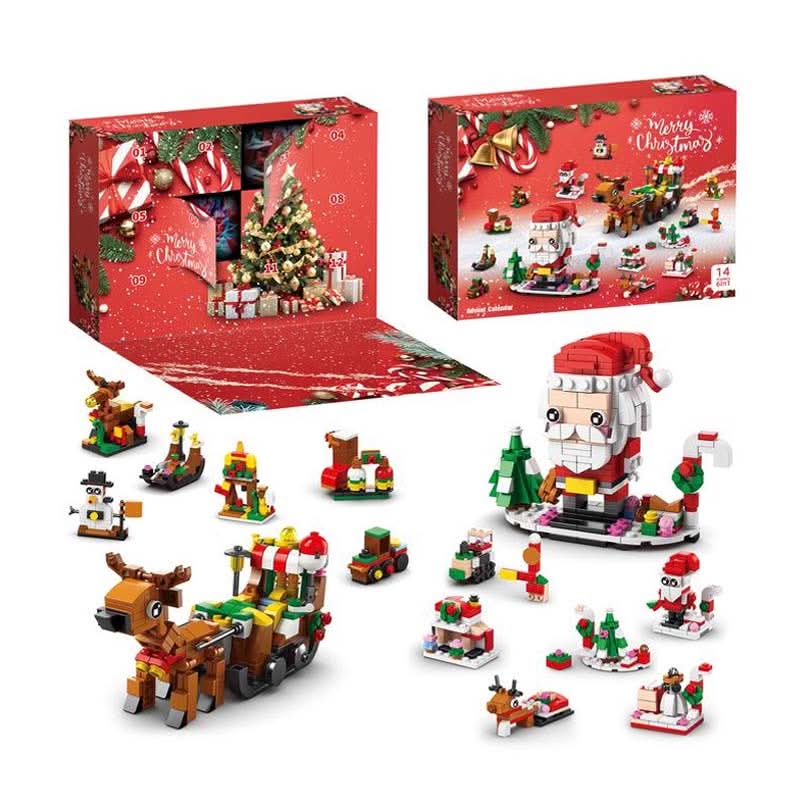 Calendário do Advento BrightBlocks para crianças — 12 blocos para construir uma árvore de Natal festiva