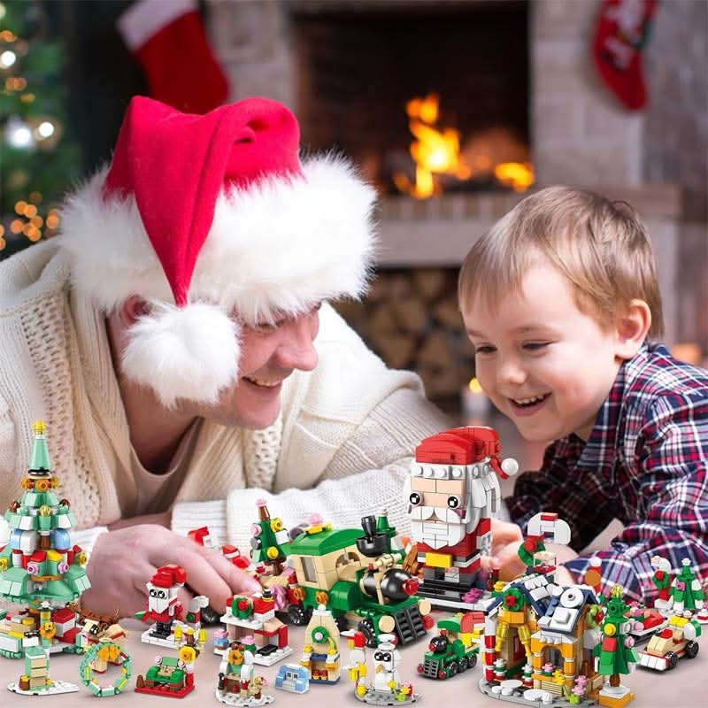 Calendário do Advento BrightBlocks para crianças — 12 blocos para construir uma árvore de Natal festiva