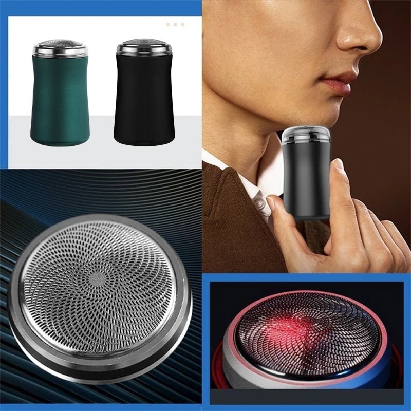 Rasoio a lamina ricaricabile da viaggio per uomo — ricarica USB-C