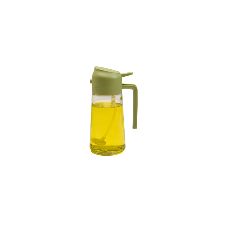 Skleněný rozprašovač oleje a nalévací láhev 16 oz — dvojí funkce, široké hrdlo