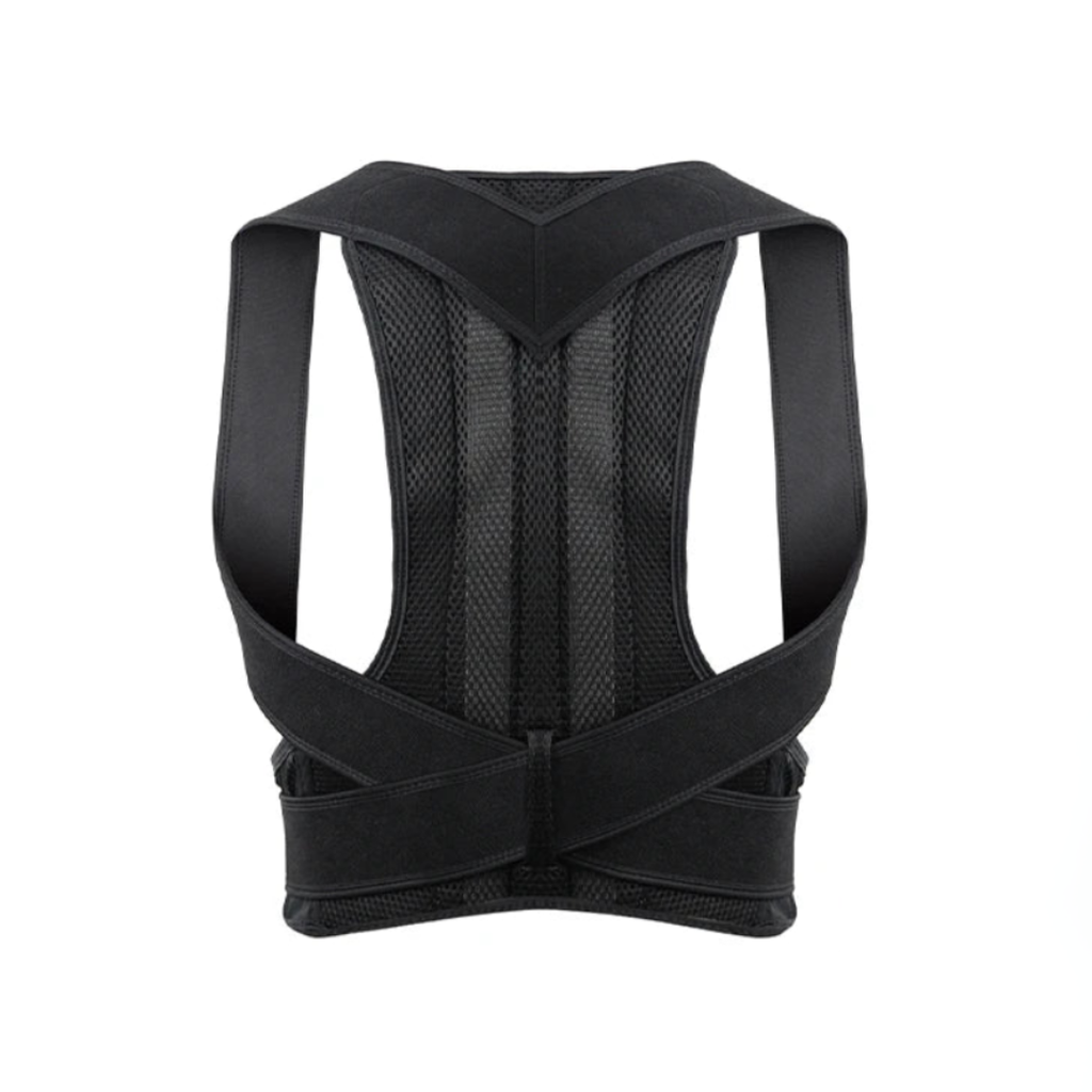 Adjustable Upper Back Posture Corrector — Breathable Mesh
