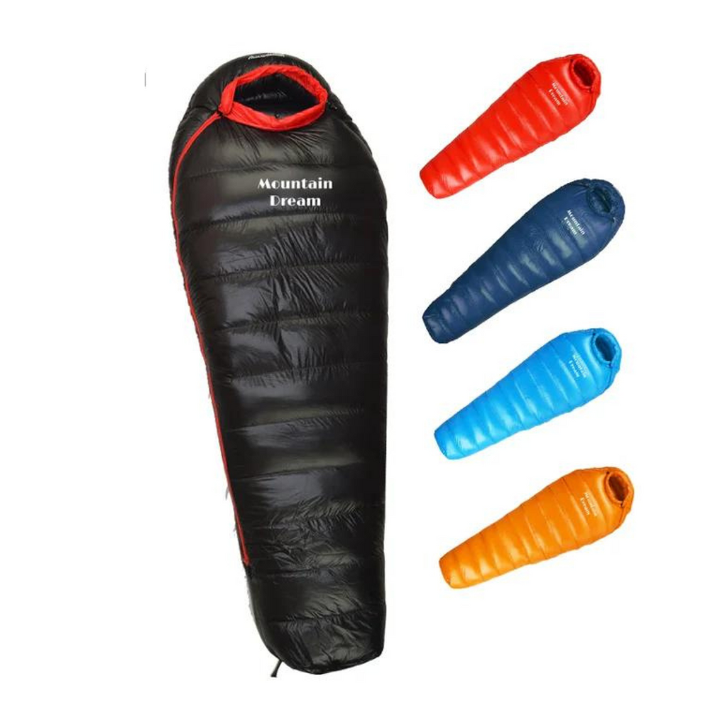 Winter Down Sleeping Bag — Lightweight Mummy Rated to -4°F
