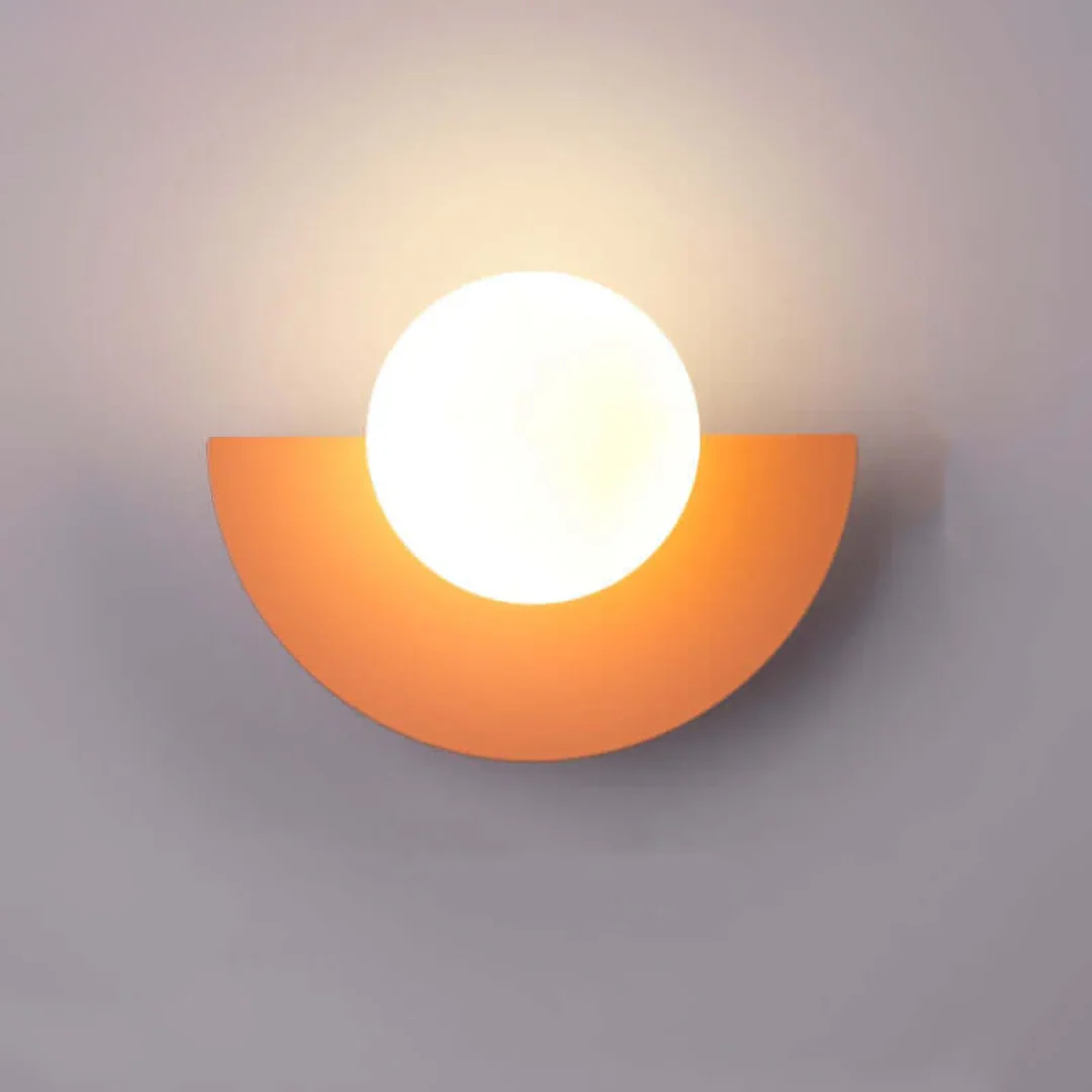Halbmond Wandleuchte LED Metall Wandleuchte 28x20 cm 90-260V Innen | Euroselle