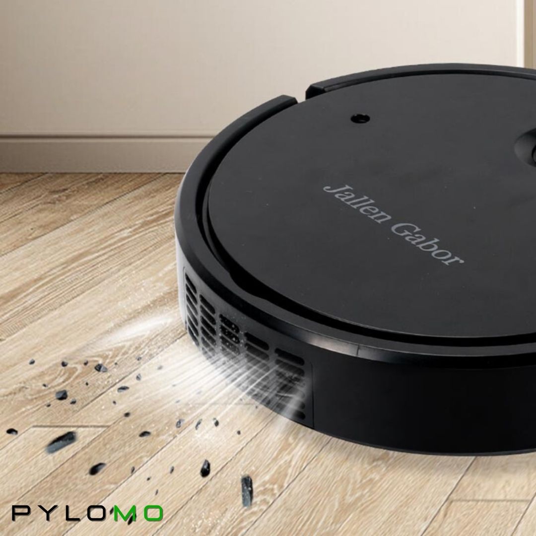 Robotický vysavač a mop 2 v 1 — tenký, tichý, filtr na zvířecí chlupy a alergeny