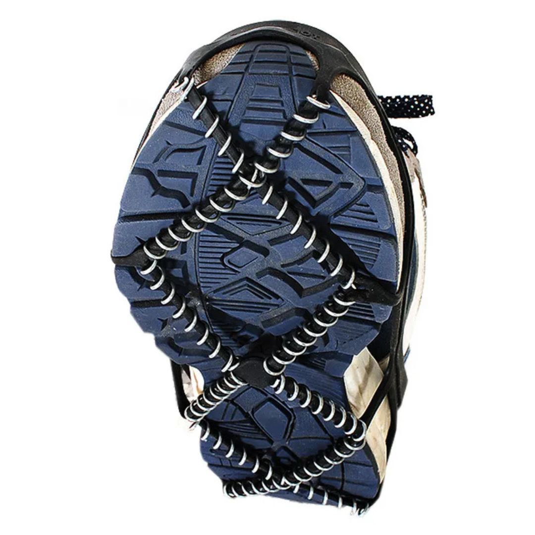 Crampons antidérapants à ressorts en acier — Adhérence sur neige pour homme et femme