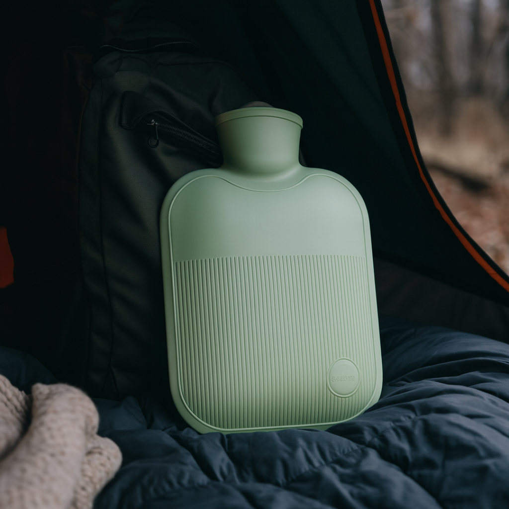 Termofor na gorącą wodę 68 oz — szczelny termofor z PVC, przenośne źródło ciepła