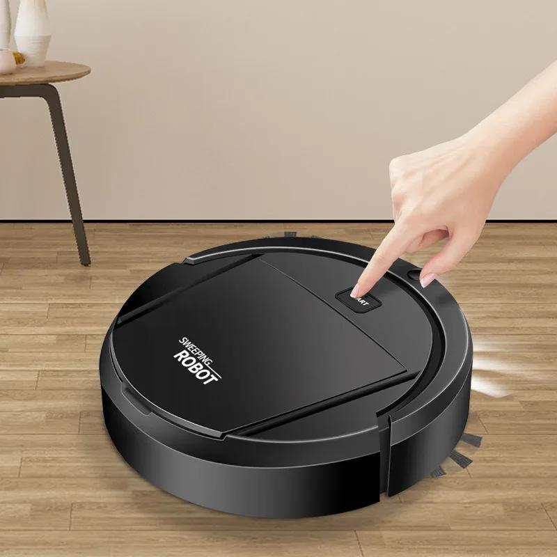 Cordless Self-Navigating Robot Vacuum, Mop & Sweeper — Slim 9-Inch