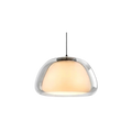 Lunara | Double Glass Dome Pendant Light With Soft Glow