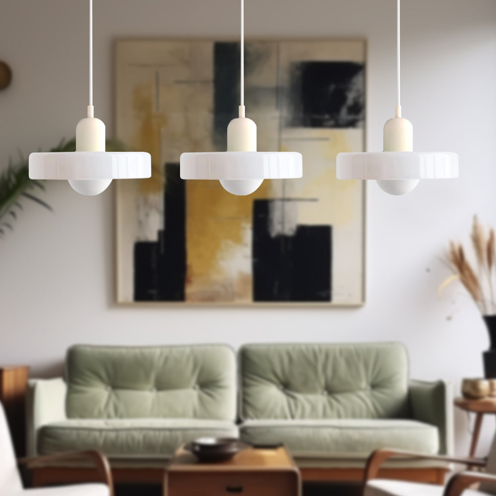 Valora | Opal Halo Pendant Ceiling Light in Minimalist Modern Style