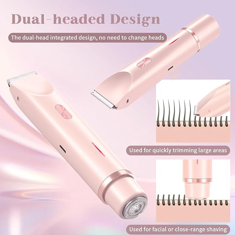 充电式双头修剪器 - IPX7级防水，USB-C快速充电