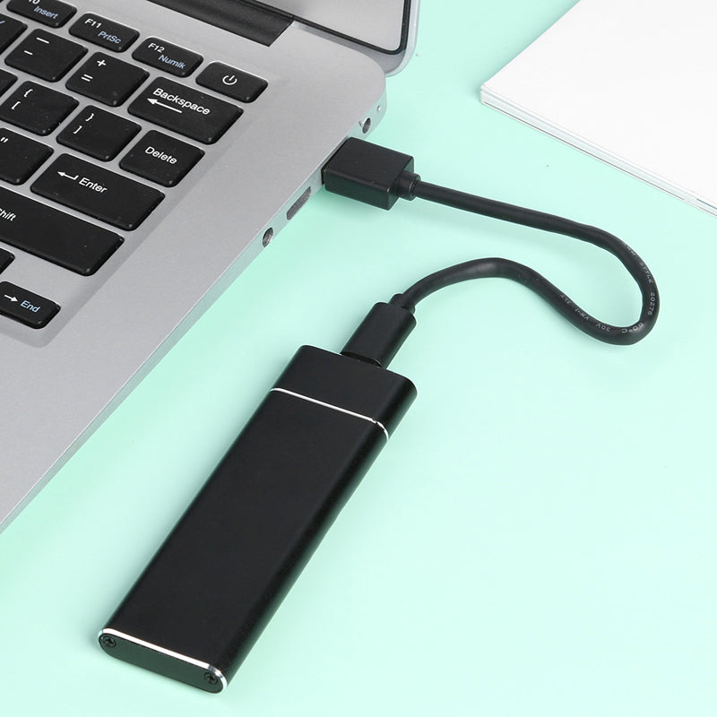כונן SSD נייד מאלומיניום בנפח 1TB/2TB — כונן גיבוי USB-C במהירות 520 MB/s