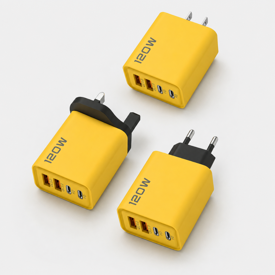 Adaptateur secteur USB multiport GaN - charge rapide pour tous les appareils
