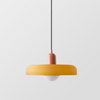 KiraGlass Geometric Bauhaus Pendant Light In Colored Glass