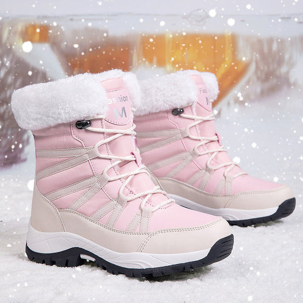 Chaussures d'Hiver Chaudes pour Femme – Coton & Intérieur Polaire