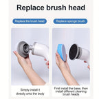 9-in-1 Multifunctional Electric Cleaning Brush Set for Home & Car - Euroselle