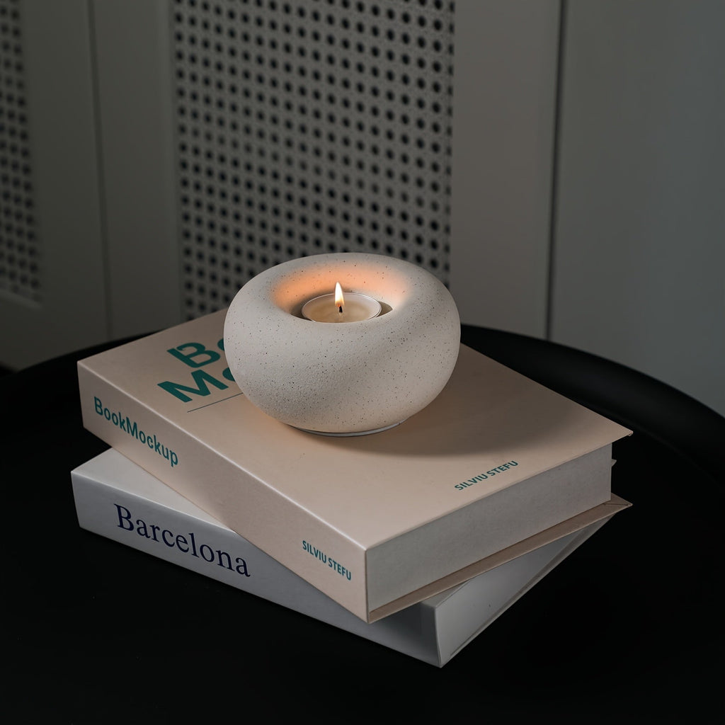 Ceramic Donut Candle Holder - Euroselle