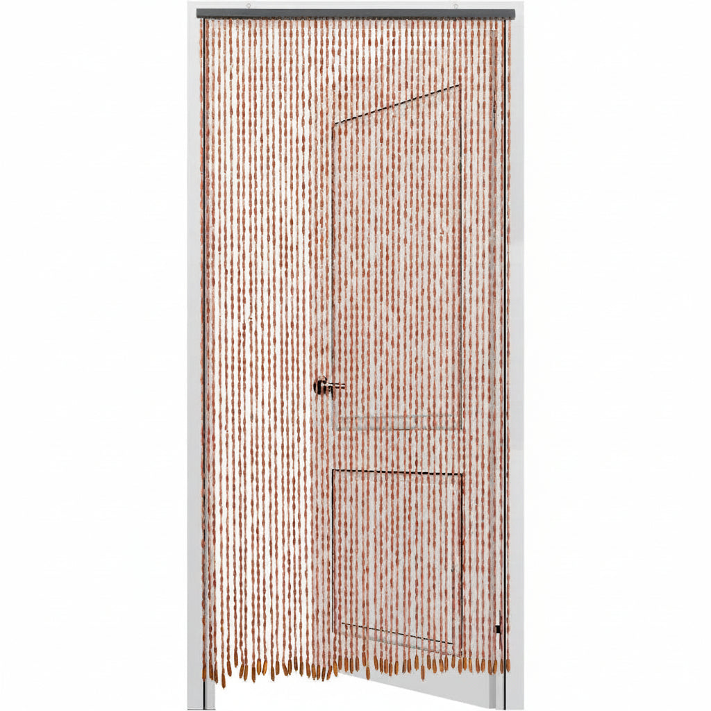 Decorative Bamboo Bead Curtain for Stylish Doorway Privacy - Euroselle