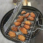 Large Capacity BBQ Basket for Even Outdoor Grilling Control - Euroselle