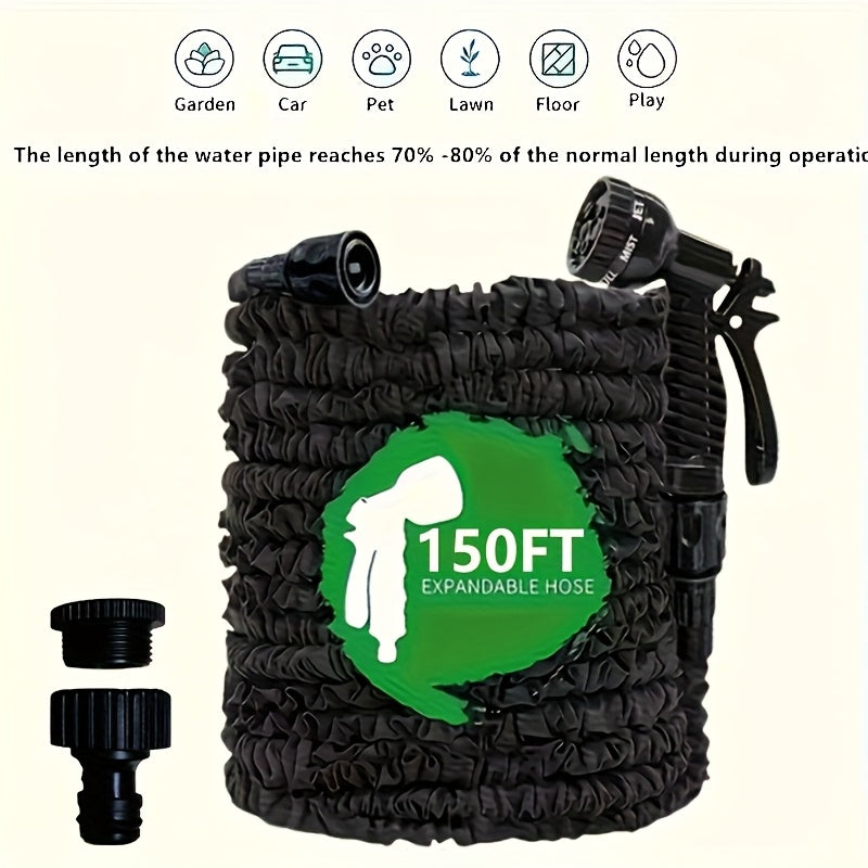 High-Pressure Garden Hose with Nozzle - Euroselle