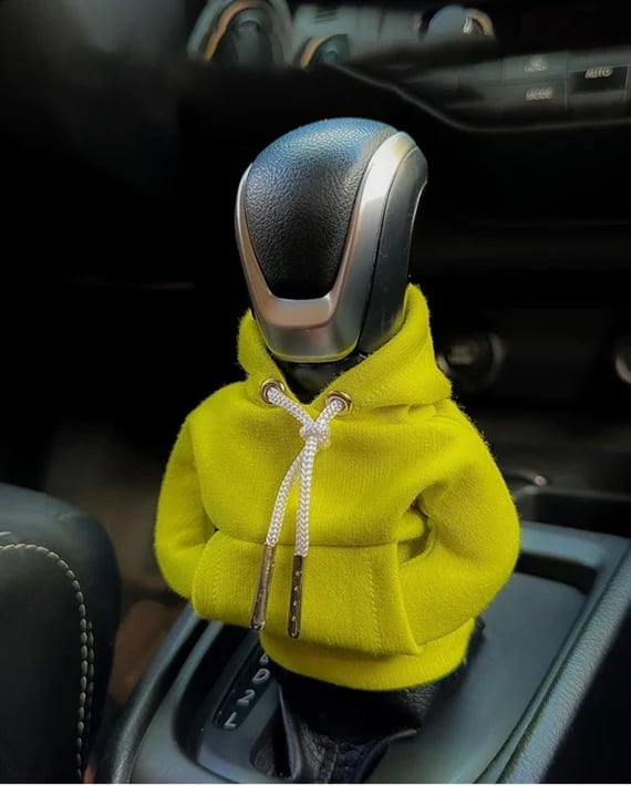 Mini-hoodiehoes voor de versnellingspook, voor handgeschakelde en automatische auto's