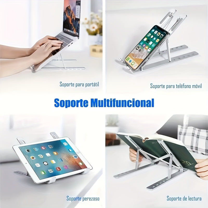 Adjustable Aluminum Laptop Stand Foldable Desk Accessory - Euroselle
