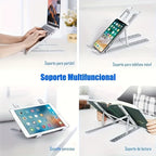 Adjustable Aluminum Laptop Stand Foldable Desk Accessory - Euroselle