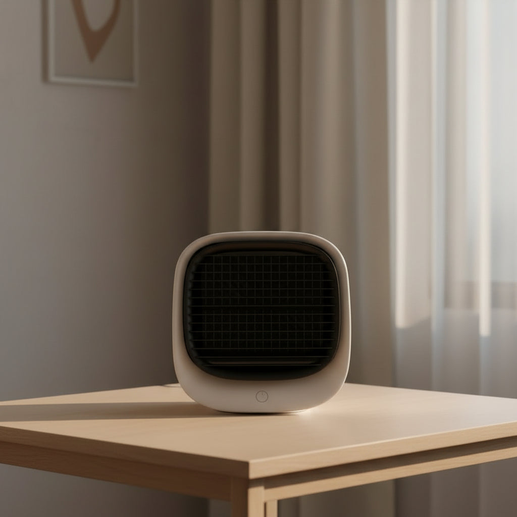 AuraCool Mini 2-w-1 Chłodziarka i nawilżacz powietrza — kompaktowa, łatwa w obsłudze konstrukcja