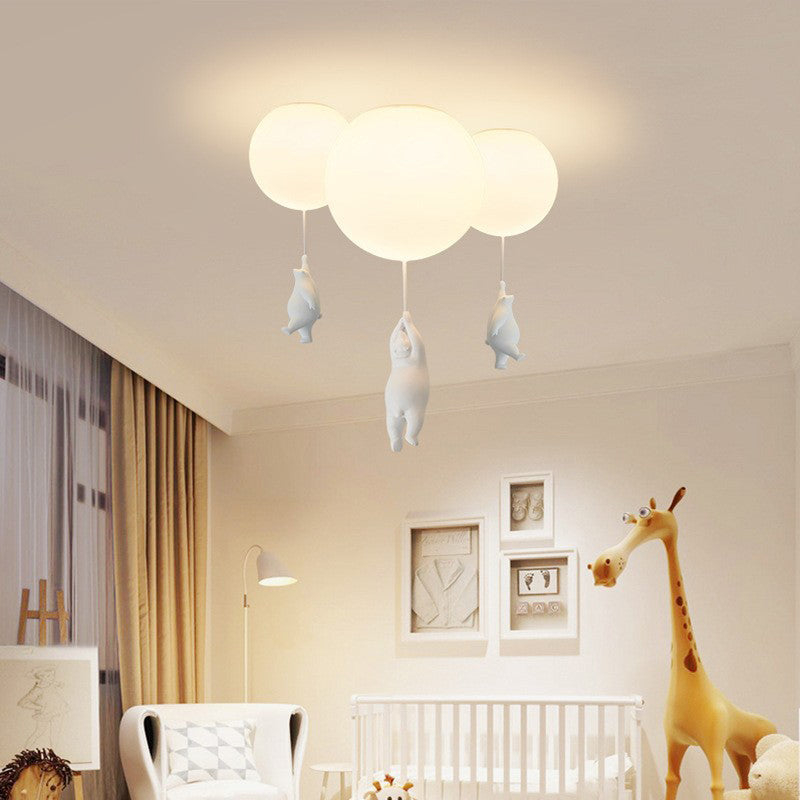Lunora Bear and Balloon Ceiling Pendant Light for Kids