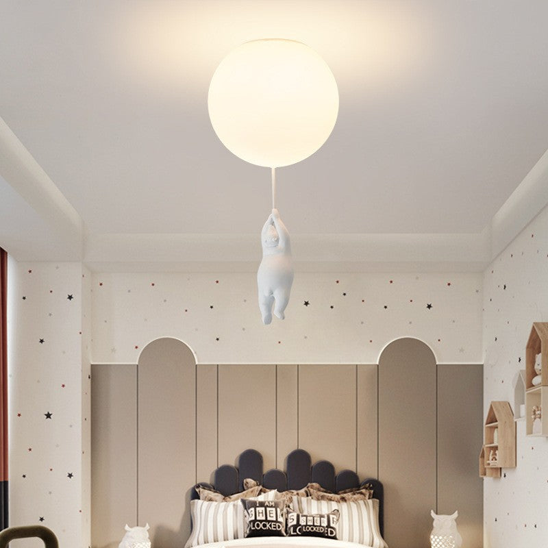 Lunora Bear and Balloon Ceiling Pendant Light for Kids