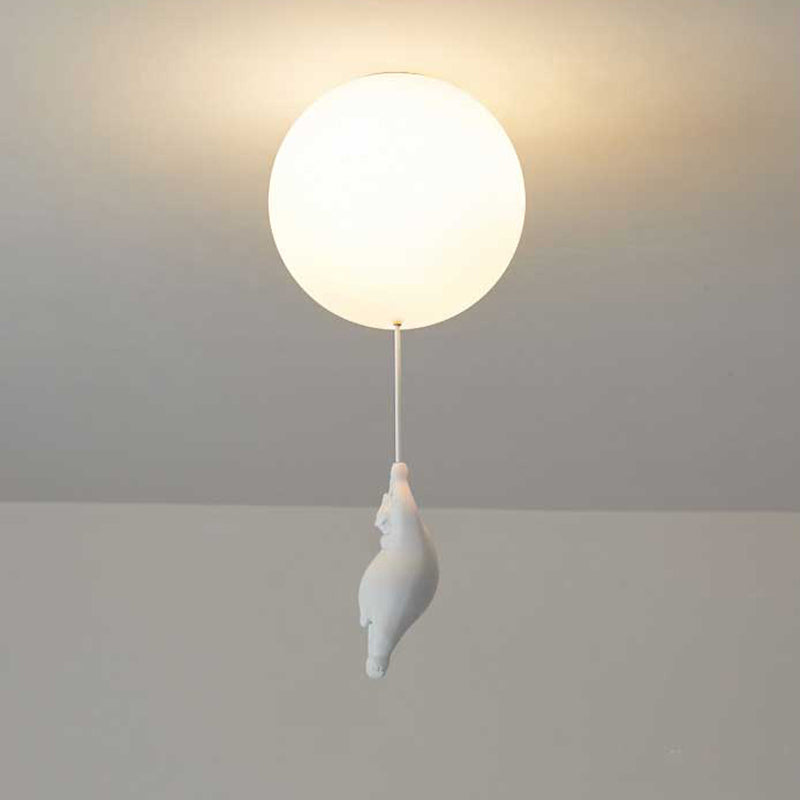 Lunora Bear and Balloon Ceiling Pendant Light for Kids