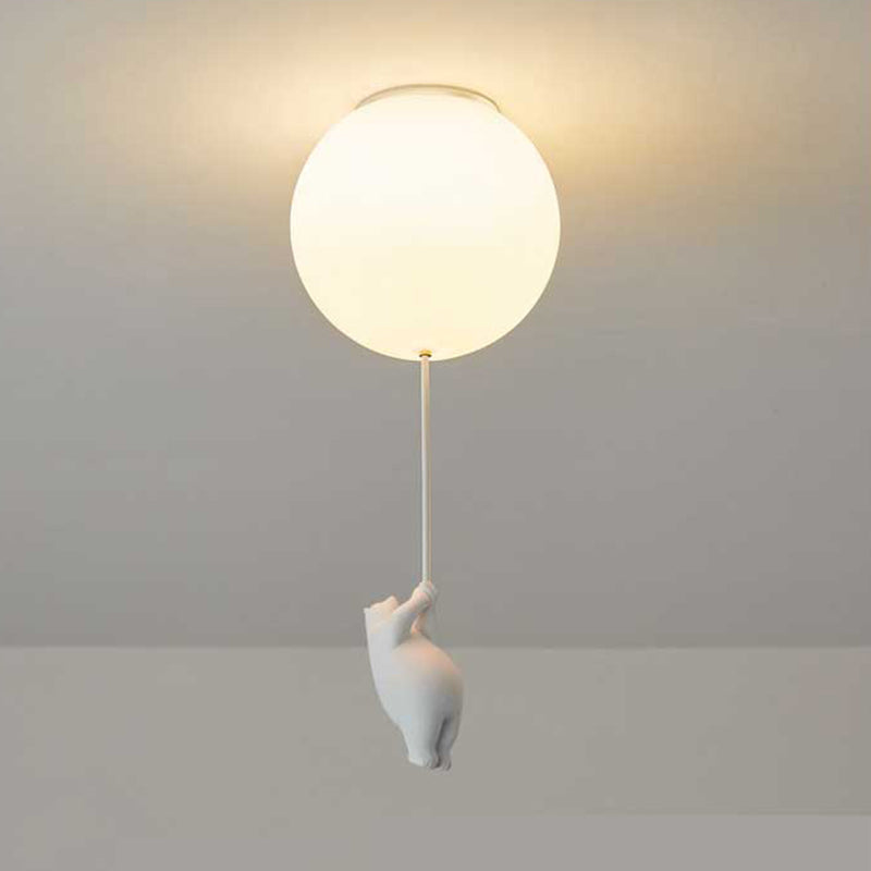 Lunora Bear and Balloon Ceiling Pendant Light for Kids