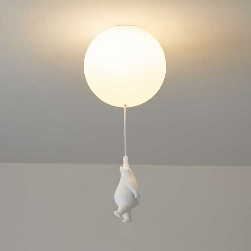 Lunora Bear and Balloon Ceiling Pendant Light for Kids