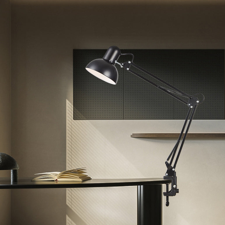 Modern Metal Desk Lamp with E26 Socket for Task Lighting