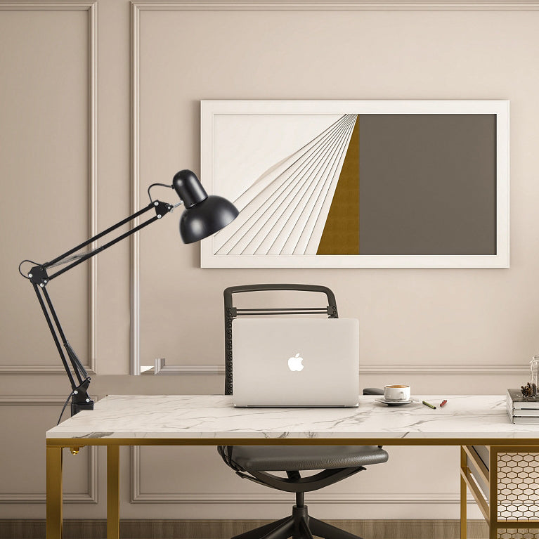 Modern Metal Desk Lamp with E26 Socket for Task Lighting