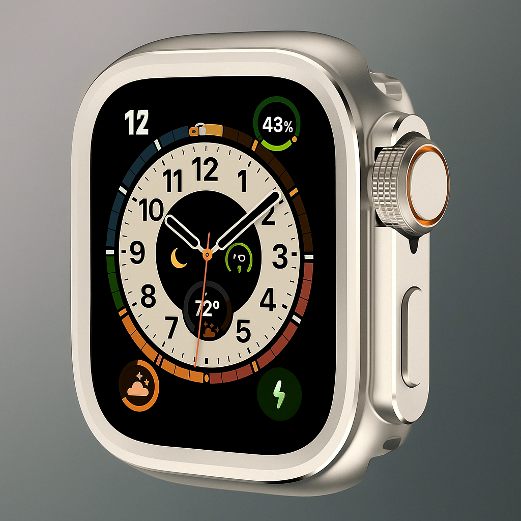 Apple Watch-beskyttelse til hele uret — titanium og aluminium, 46 mm/45 mm/44 mm